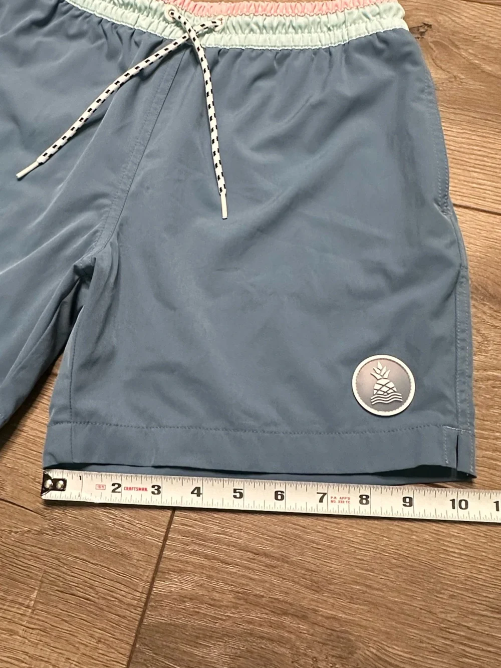 Chubbies 5.5” Gravel Roads Swim Trunks Boxer Liner Blue Size Small